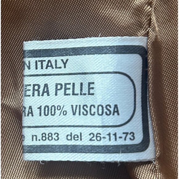 Vtg Vinci Vera Pelle Suede Italian Jacket XL 46-48 Genuine Leather Buttery Soft - Picture 9 of 16